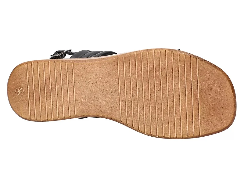 Ode Italy Puffy Wedge Sandal