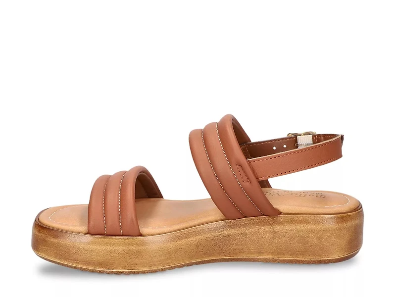 Ode Italy Puffy Wedge Sandal