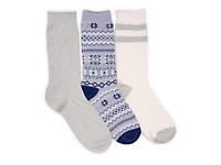Patterned Women's Boot Socks
