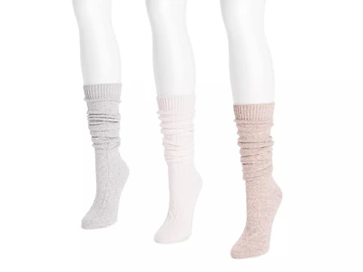 Knit Women's Knee Socks - 3 Pack
