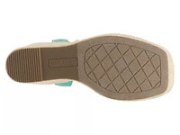 Wesley Espadrille Wedge Sandal