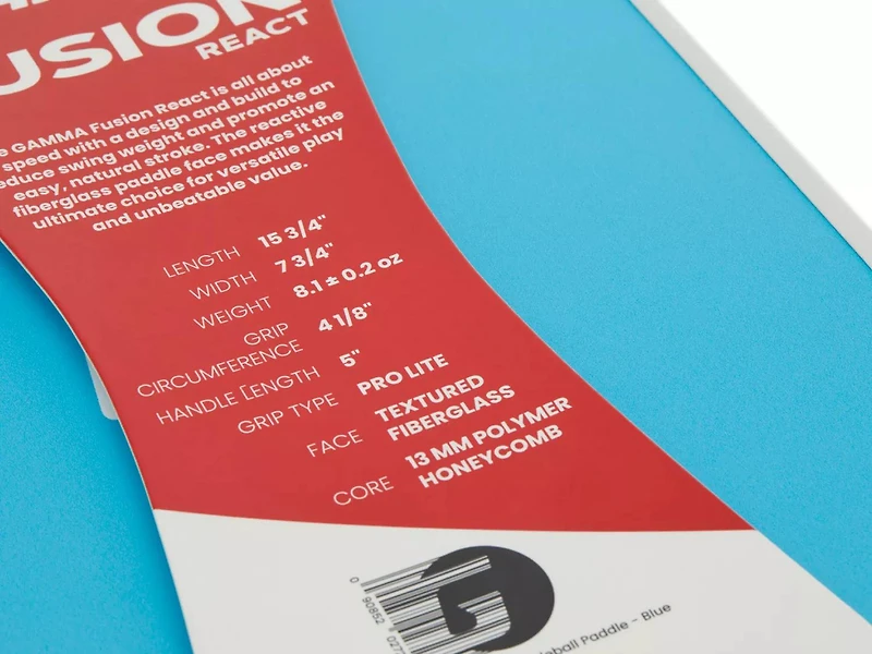 Fusion React Pickleball Paddle