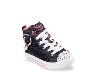 Twinkle Toes Sparks Charm Bestie High-Top Sneaker - Kids'