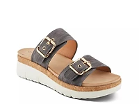 Velvette Wedge Sandal