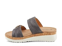 Velvette Wedge Sandal
