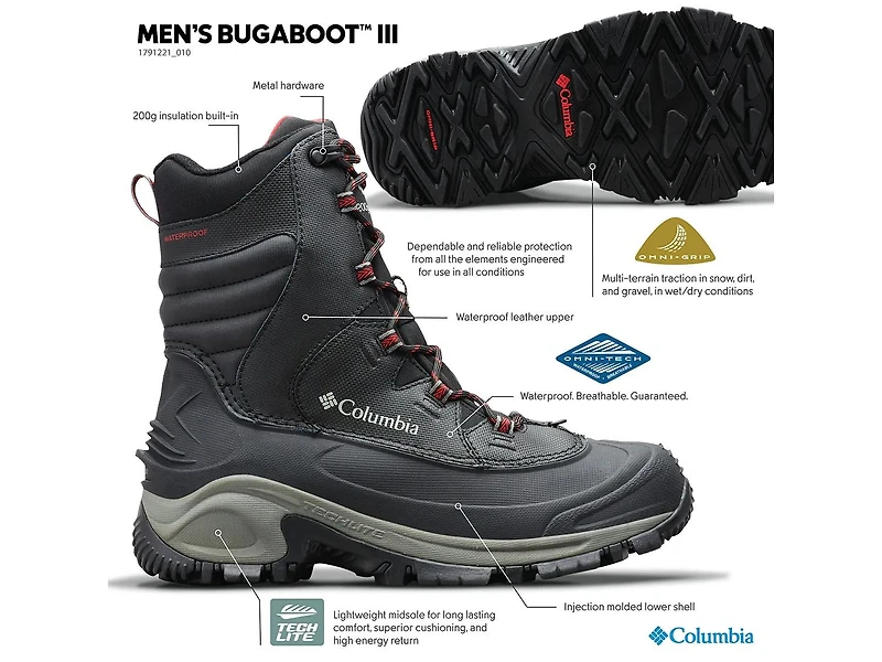 Bugaboot III Waterproof Snow Boot - Men's