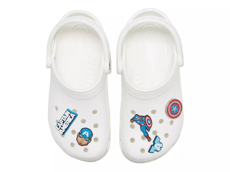 Captain America Jibbitz Set - 5 Pack