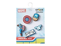 Captain America Jibbitz Set - 5 Pack