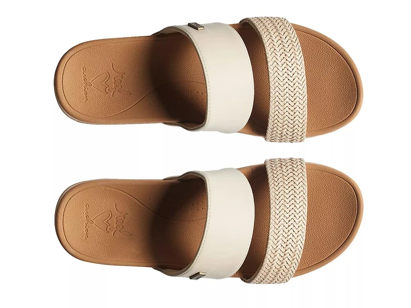 Banded Horizon Hi Wedge Sandal