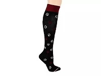 Paw Print Women's Compression Knee Socks
