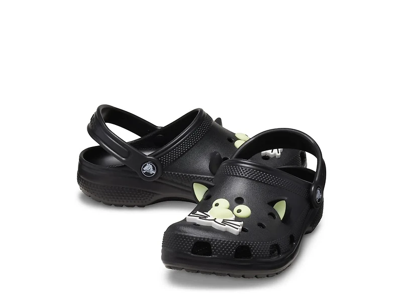 Glow Black Cat Clog