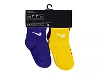 Solid Kids' Quarter Ankle Socks