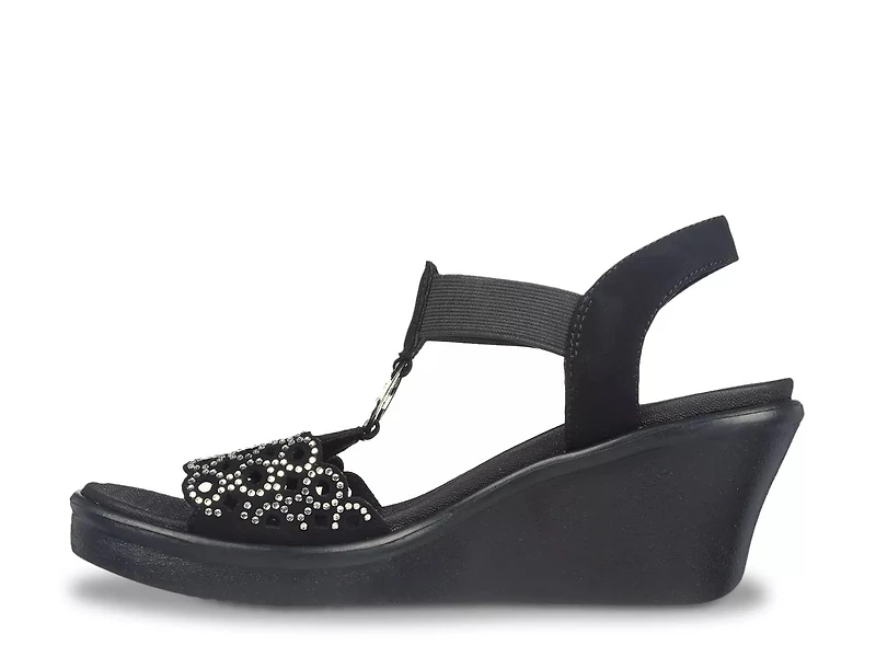 Rumble On Queen B2 Wedge Sandal