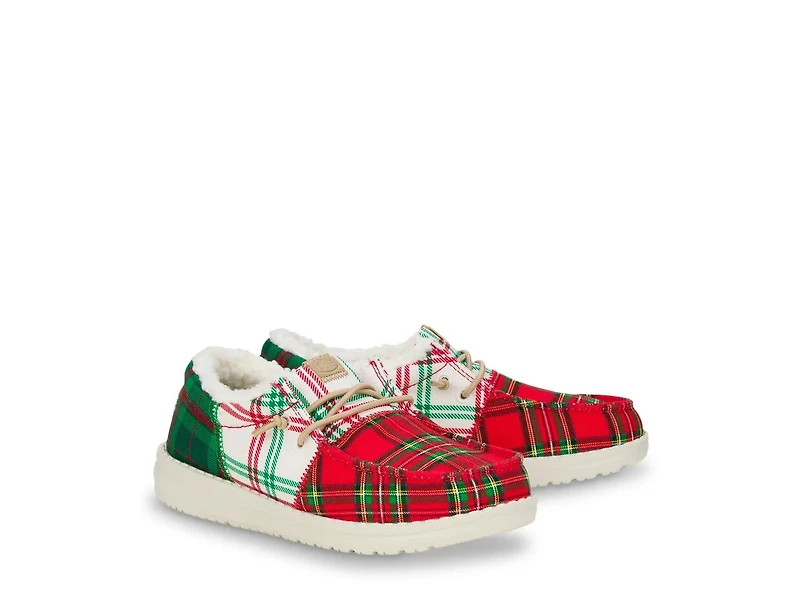 Wally Plaid Slip-On - Kids'