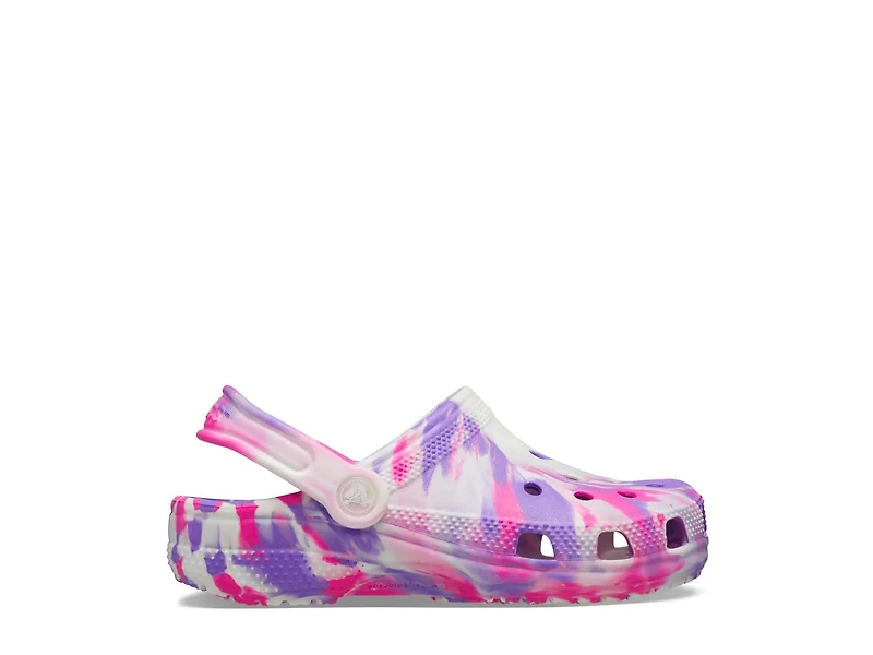 Classic Glow Marbled Clog - Kids'