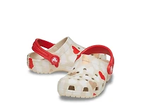 Classic Heart Print Clog - Kids'