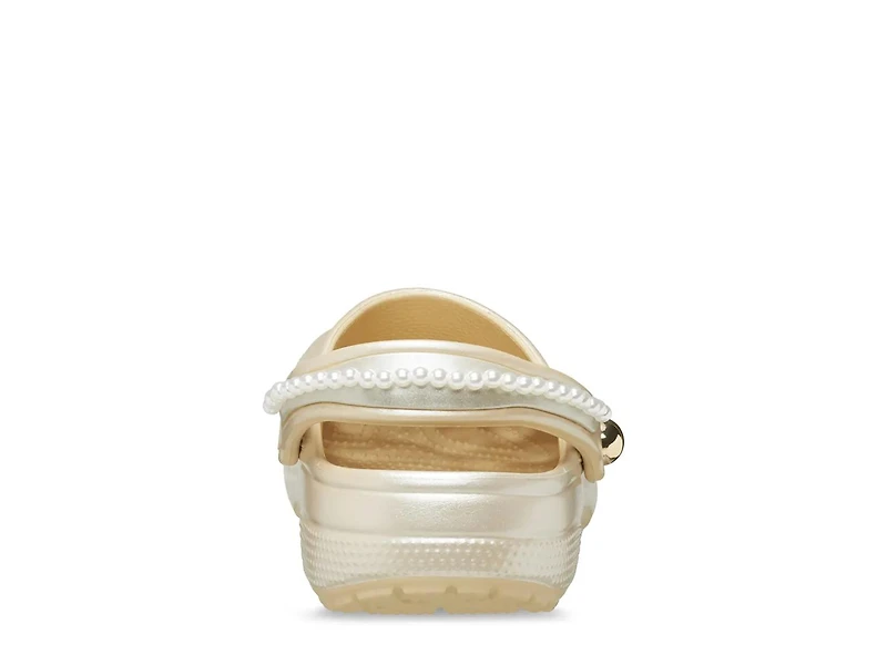 Classic Pearl Strap Clog - Women's
