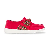 Wendy Bow Tartan Slip-On