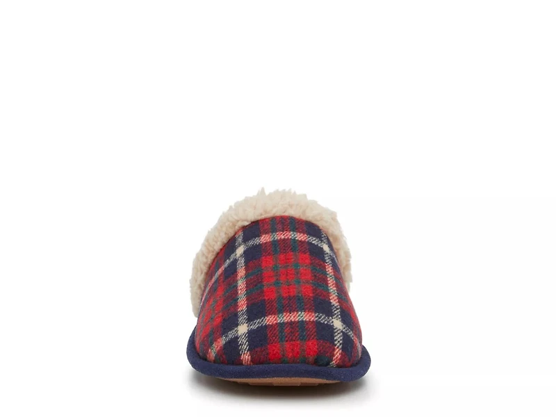 Plaid Scuff Slipper