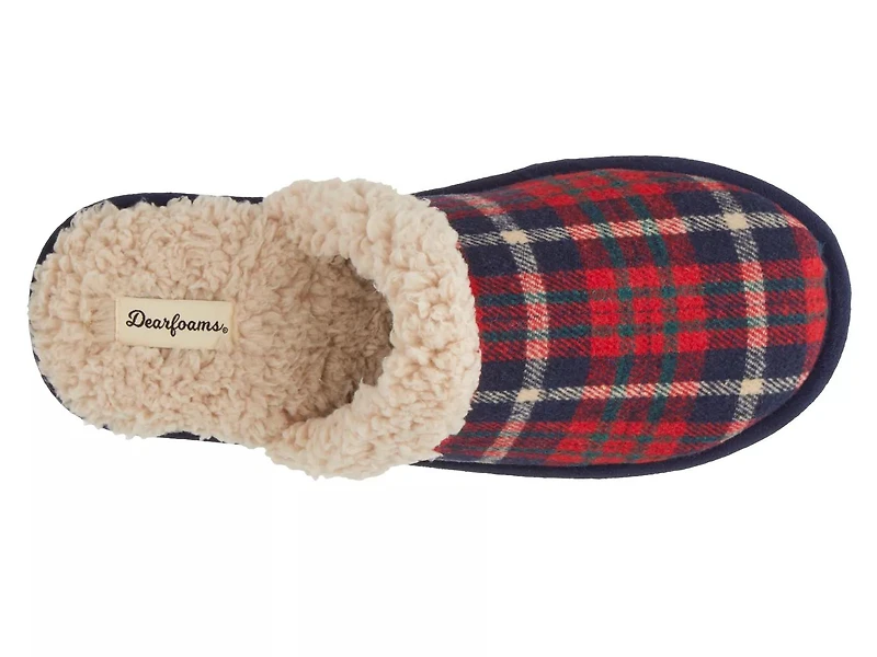 Plaid Scuff Slipper