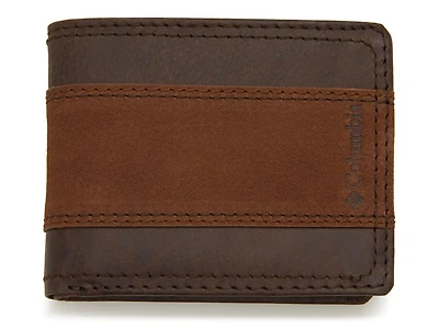 Two-Toned Leather Bifold Wallet