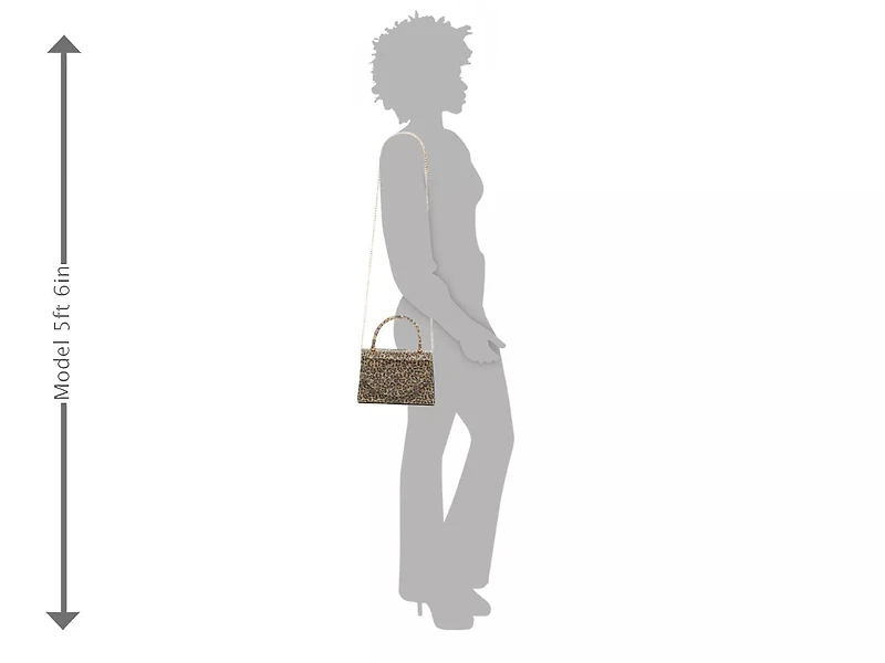 Top Handle Leopard Mini Satchel