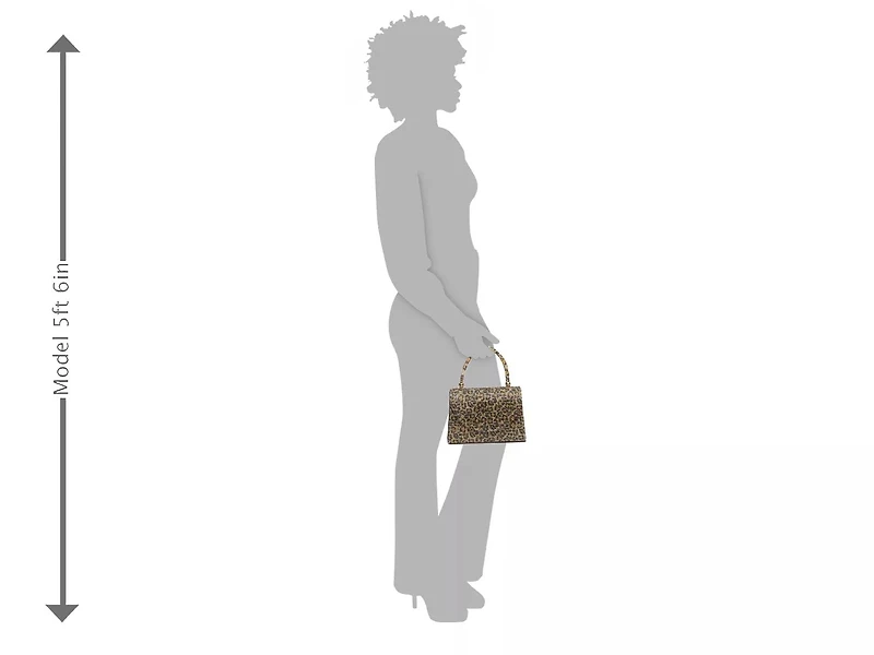 Top Handle Leopard Mini Satchel