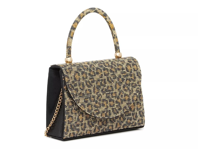 Top Handle Leopard Mini Satchel