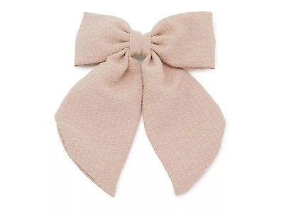 Textured Bow Hair Clip