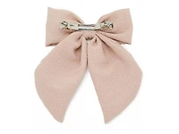 Textured Bow Hair Clip