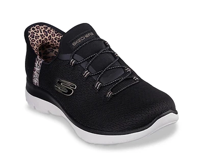 Hands Free Slip-Ins: Summits Leopard Chic Slip-On Sneaker