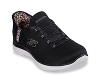 Hands Free Slip-Ins: Summits Leopard Chic Slip-On Sneaker