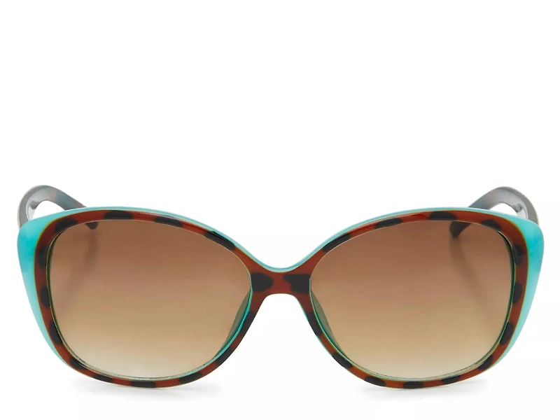 Cat-Eye Overlay Sunglasses
