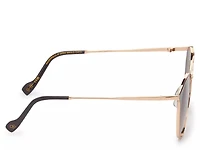 Oval Brow Bar Sunglasses