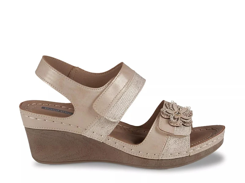 Tulip Wedge Sandal