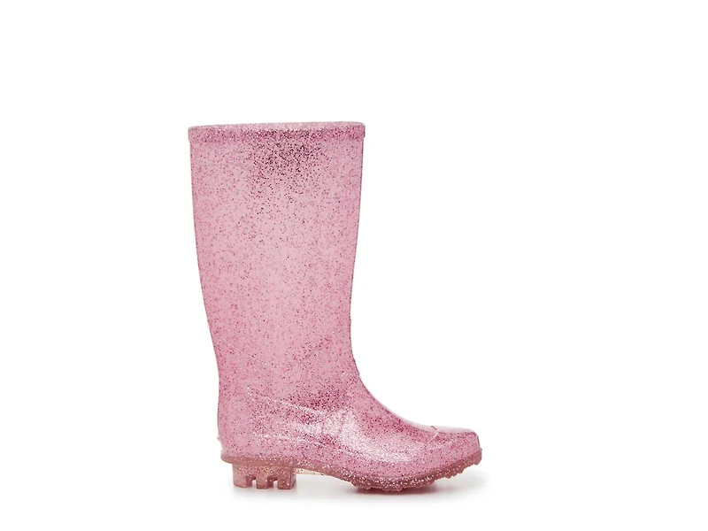 Pink Glitter Waterproof Rainboot - Kids'