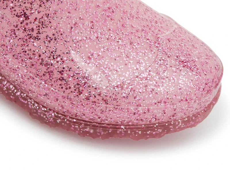 Pink Glitter Waterproof Rainboot - Kids'