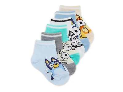 Bluey Kids' Ankle Socks - 6 Pack