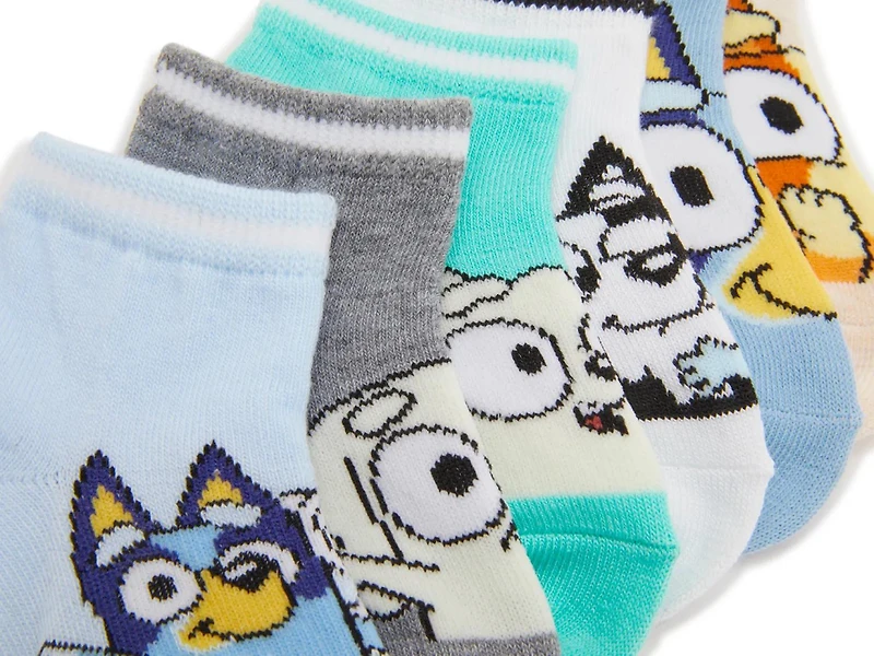 Bluey Kids' Ankle Socks - 6 Pack