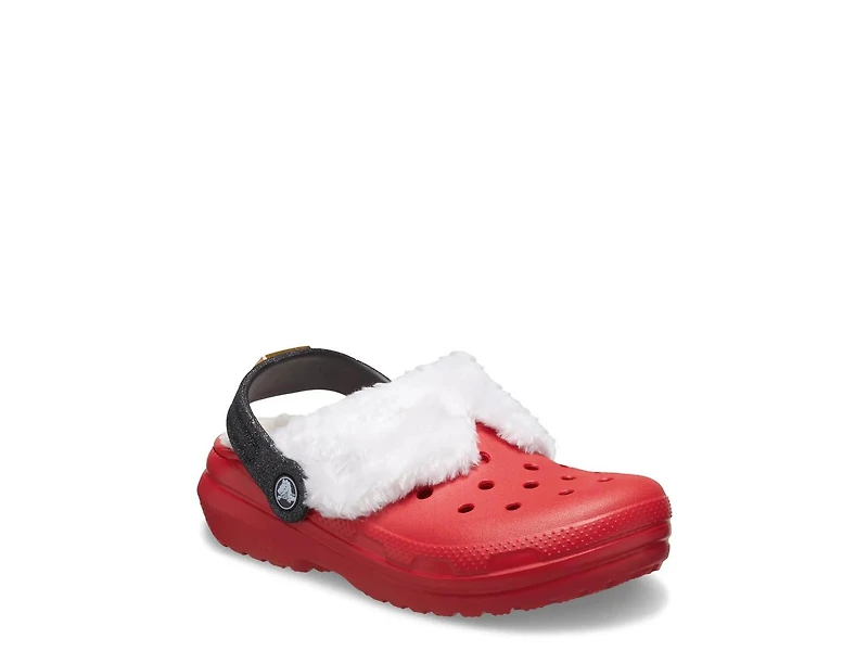 Classic Lined Santa Clog - Kids'