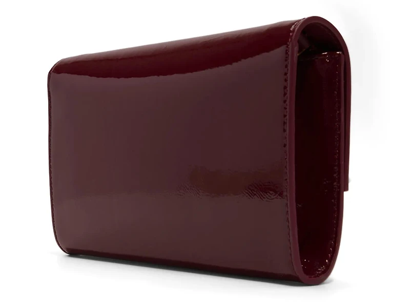 Kira Rose Leather Clutch