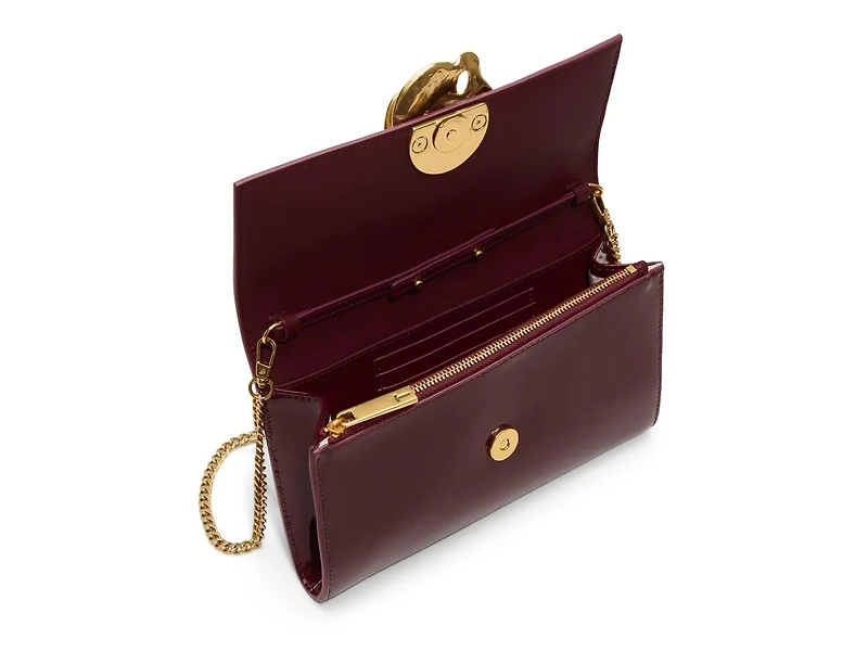 Kira Rose Leather Clutch