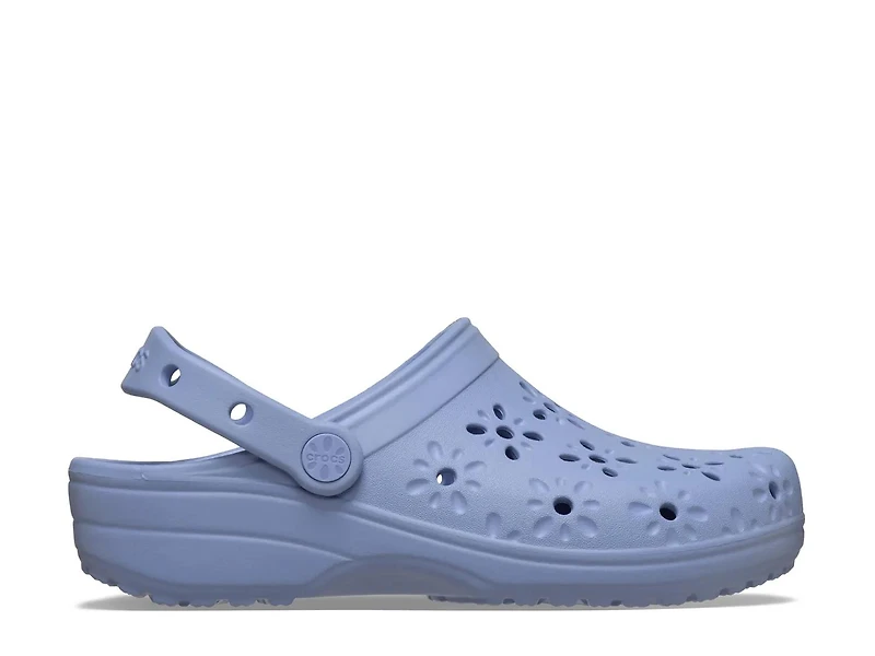 Floral Cut Out Clog - Women's