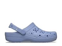 Floral Cut Out Clog - Women's