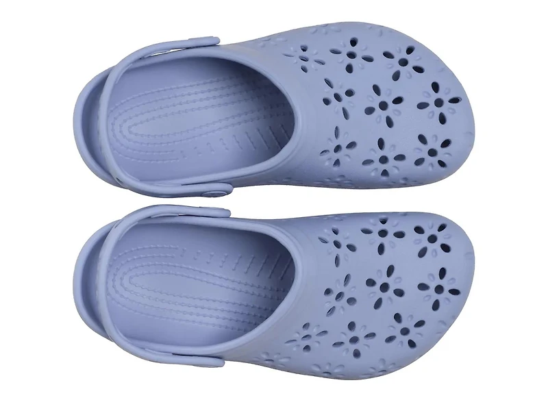 Floral Cut Out Clog - Women's