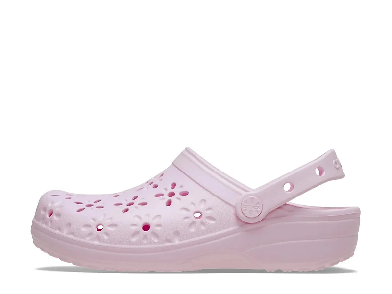 Floral Cut Out Clog