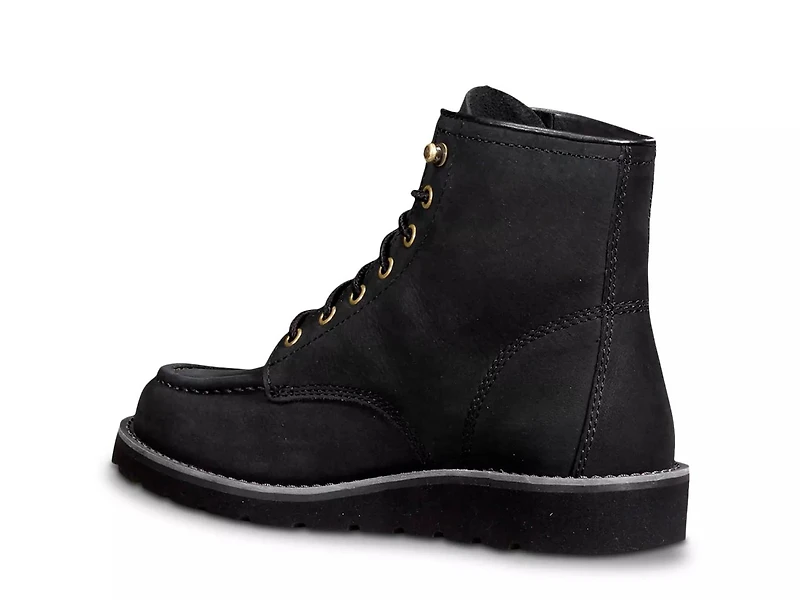 Moc Toe Wedge Work Boot