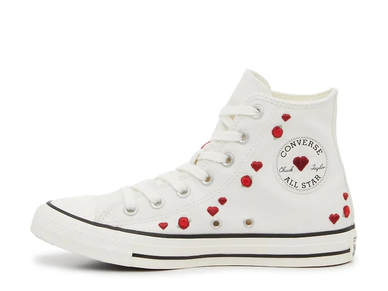 Chuck Taylor All Star Heart & Rose High-Top Sneaker - Women's