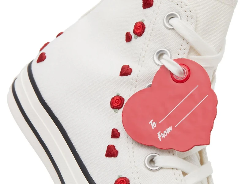 Chuck Taylor All Star Heart & Rose High-Top Sneaker - Women's