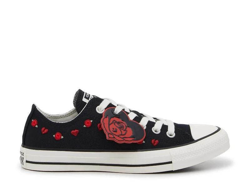 Chuck Taylor All Star Heart & Rose Low-Top Sneaker - Women's